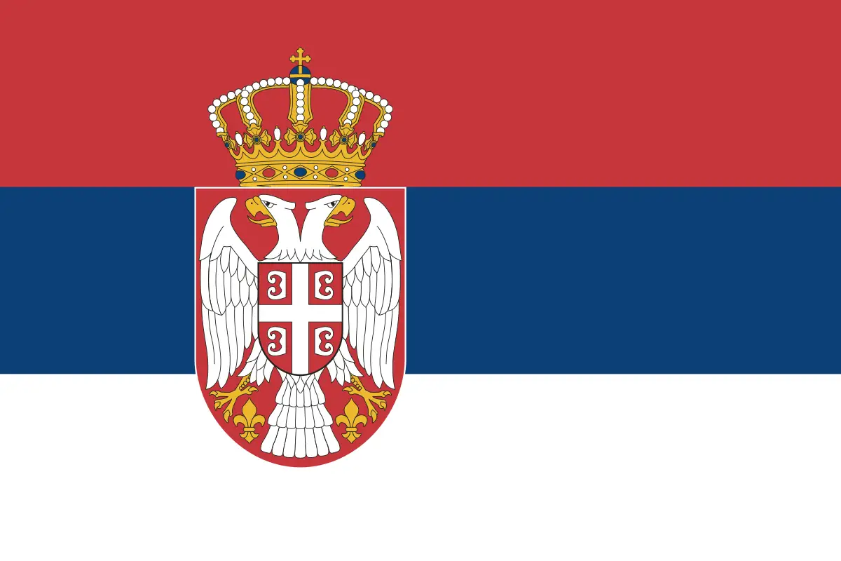 Флаг: Сербия