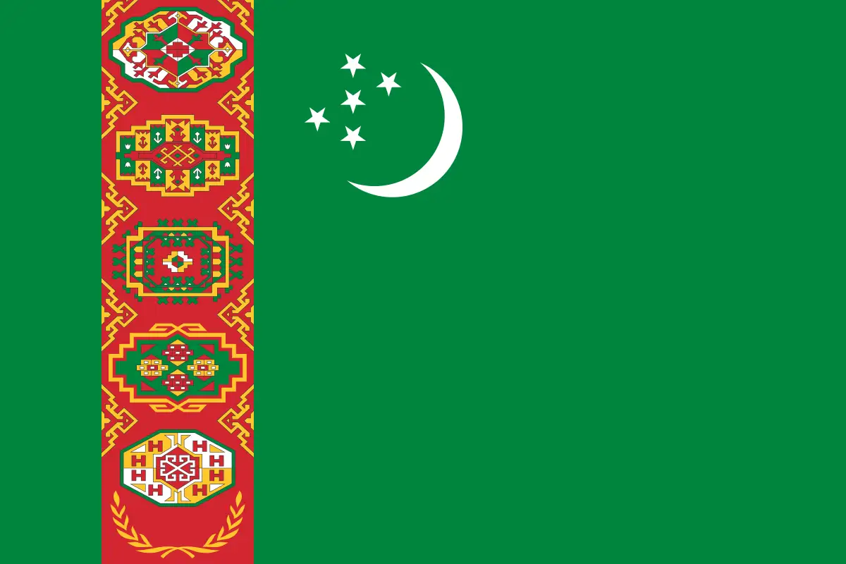 Флаг: Туркменистан