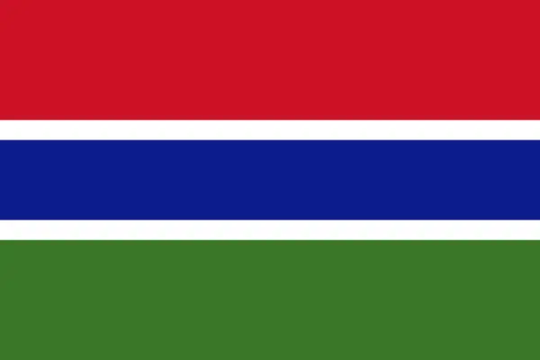 Флаг: Гамбия