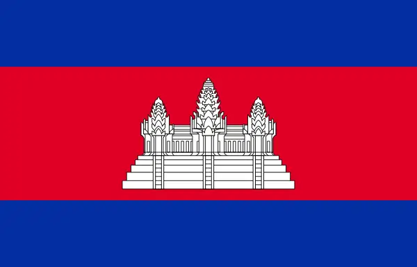 Флаг: Камбоджа