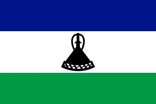 Флаг: Лесото