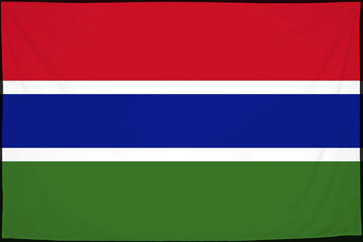 Флаг: Гамбия