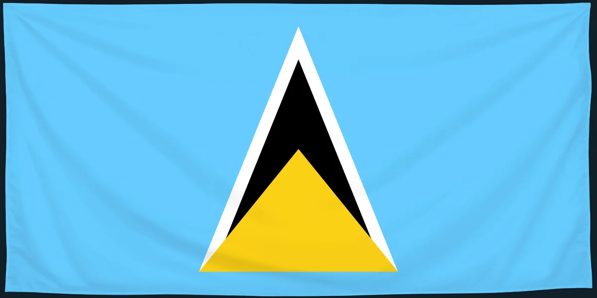 Флаг: Сент-Люсия