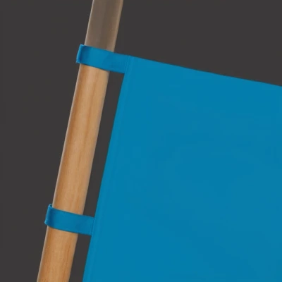 Крепление флага на петли крупным планом, рисунок